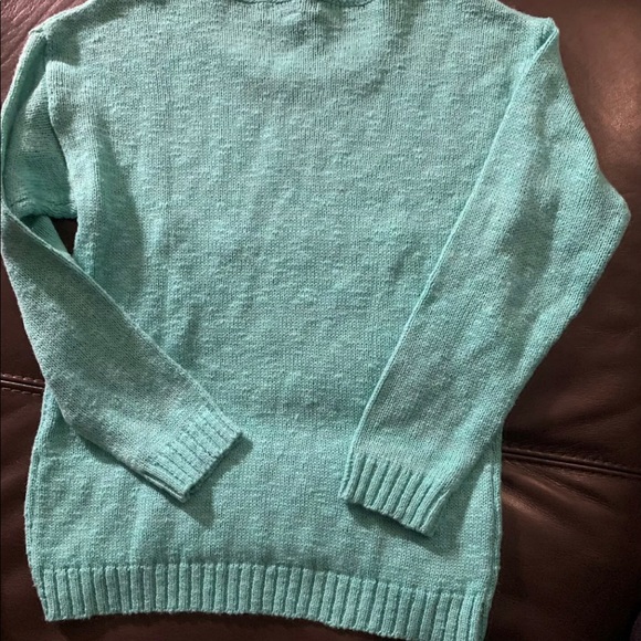 NEW T/O Girl's Green Star Sweater - Picture 3 of 3